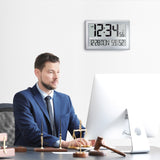 Jumbo Atomic Wall Clock with Table Stand image