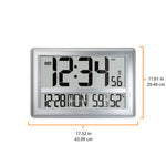 Jumbo Atomic Wall Clock with Table Stand