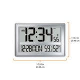 Jumbo Atomic Wall Clock with Table Stand image