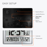 Jumbo Atomic Wall Clock with Table Stand image