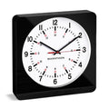 Jumbo 12 Inch Analog Wall Clock with Auto Backlight - White Case/White Dial image