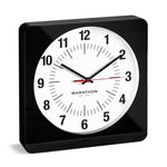 Studio Edition Jumbo 12 Inch Analog Wall Clock with Auto Backlight - Black