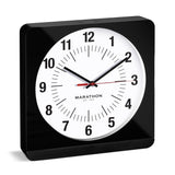 Studio Edition Jumbo 12 Inch Analog Wall Clock with Auto Backlight - Black image