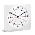 Jumbo 12 Inch Analog Wall Clock with Auto Backlight - White Case/White Dial image