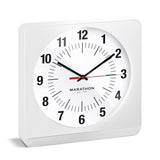 Studio Edition Jumbo 12 Inch Analog Wall Clock with Auto Backlight - White image