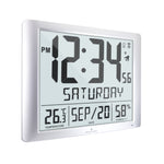 Super Jumbo Self-Setting Wall Clock with Full Date Display and 7 Time Zones