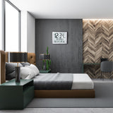 Super Jumbo Self-Setting Wall Clock with Full Date Display and 7 Time Zones image