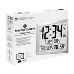 Super Jumbo Self-Setting Wall Clock with Full Date Display and 7 Time Zones