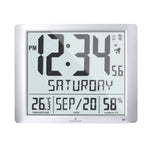 Super Jumbo Self-Setting Wall Clock with Full Date Display and 7 Time Zones