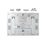 Reloj de pared digital con marco grande image