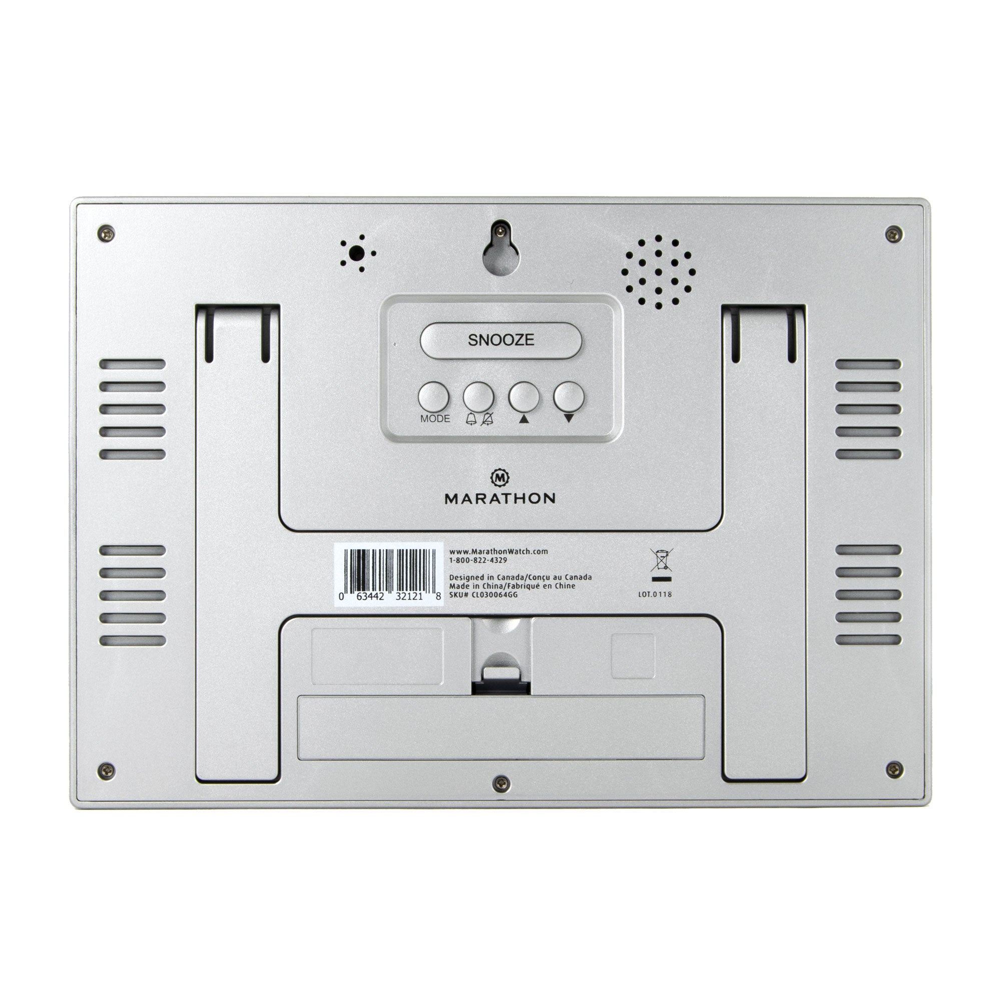 Reloj de pared digital con marco grande image