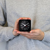 Mini Non-Ticking Analog Alarm Clock with Auto Backlight and Snooze Function image