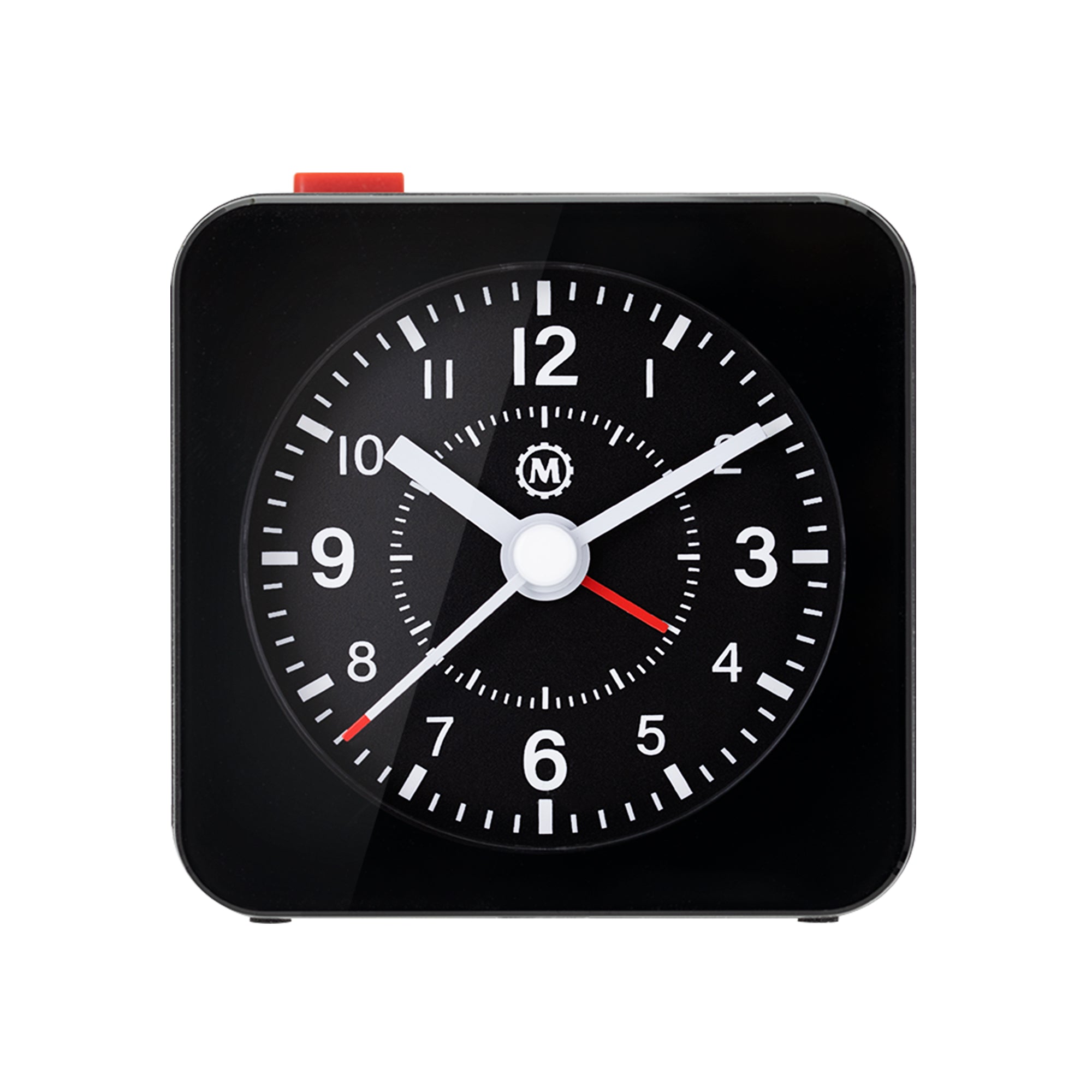 Mini Non-Ticking Analog Alarm Clock with Auto Backlight and Snooze Function