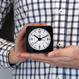 Mini Non-Ticking Analog Alarm Clock with Auto Backlight and Snooze Function image