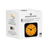 Mini Non-Ticking Analog Alarm Clock with Auto Backlight and Snooze Function image