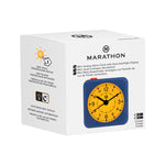 Mini Non-Ticking Analog Alarm Clock with Auto Backlight and Snooze Function