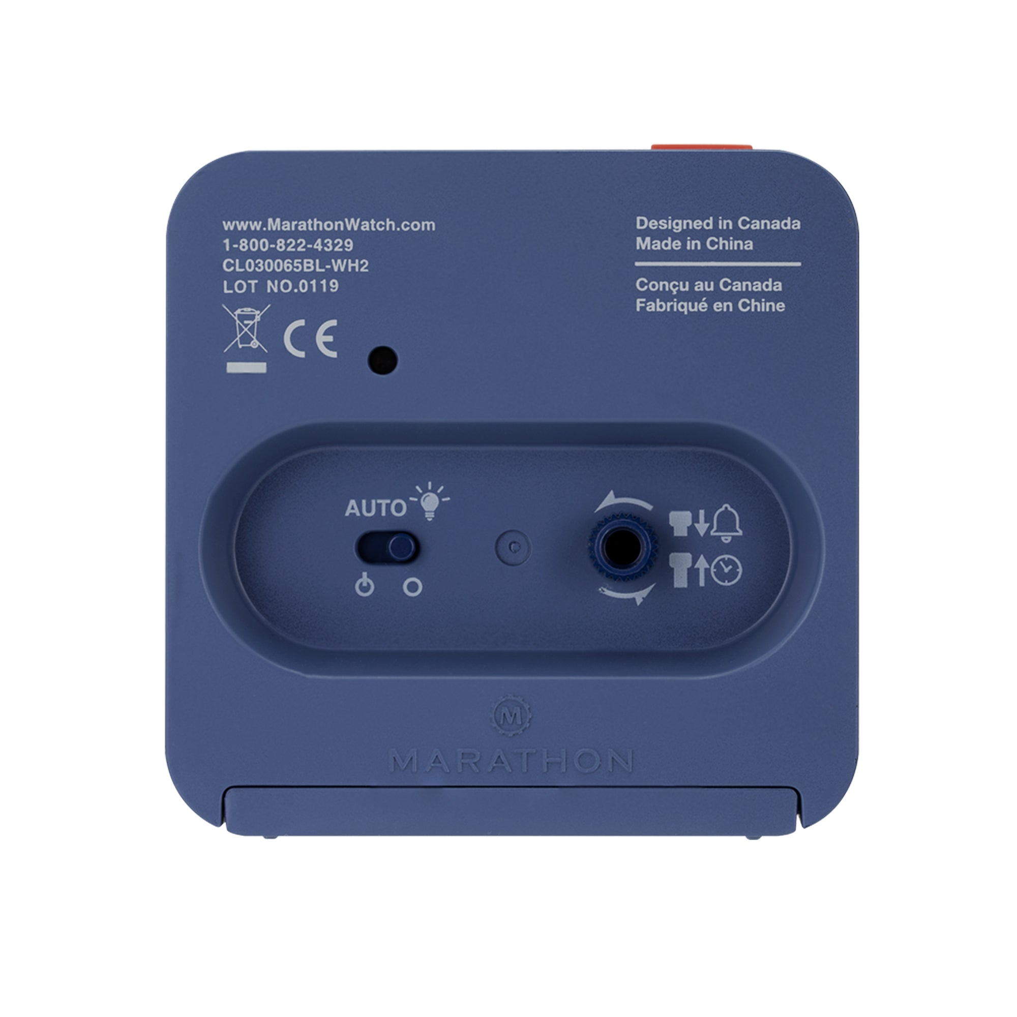 Mini Non-Ticking Analog Alarm Clock with Auto Backlight and Snooze Function