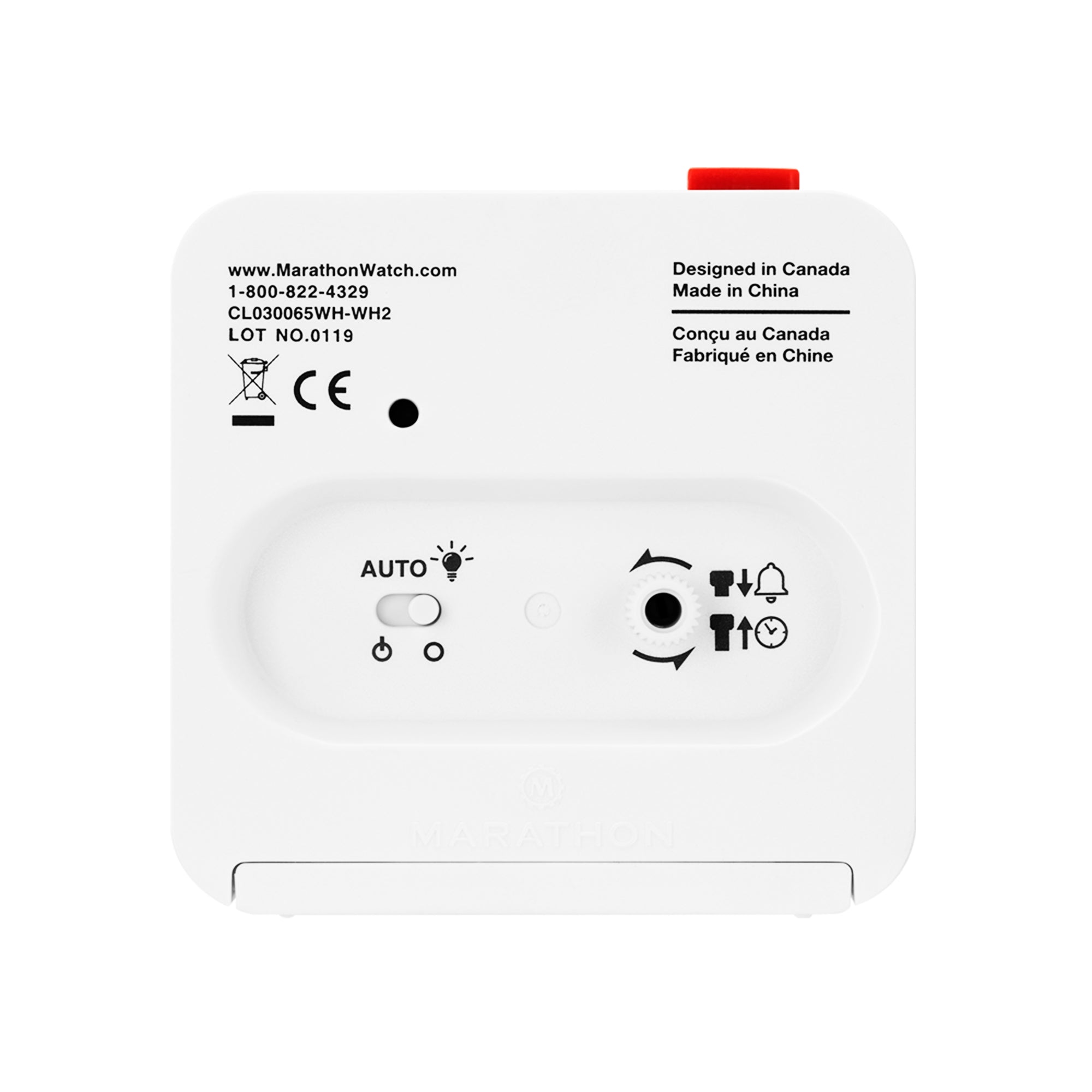 Mini Non-Ticking Analog Alarm Clock with Auto Backlight and Snooze Function