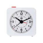 Mini Non-Ticking Analog Alarm Clock with Auto Backlight and Snooze Function