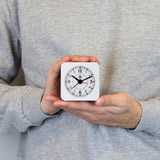 Mini Non-Ticking Analog Alarm Clock with Auto Backlight and Snooze Function image