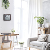 Slim Self-Setting Wall Clock with Full Calendar Display, Temperature & Humidity image