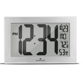 Atomique, à réglage automatique, à réglage automatique, horloge murale avec support et 8 fuseaux horaires image