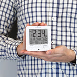 Reloj despertador con recordatorio de medicación