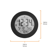 3.5 Inch Round Self-Setting Alarm Clock with Push-Button Backlight image