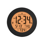 4" Round Atomic Alarm Clock with Push-Button Backlight - marathonwatch