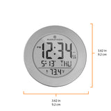 3.5 Inch Round Self-Setting Alarm Clock with Push-Button Backlight image