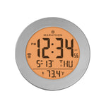 3.5 Inch Round Self-Setting Alarm Clock with Push-Button Backlight