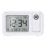 Reloj de proyección con pantalla grande y retroiluminación image