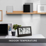 Self-Setting Clock with Auto Backlight and Power Adapter image