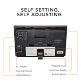 Self-Setting Clock with Auto Backlight and Power Adapter image