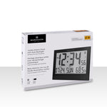 Jumbo Self-Setting Wall Clock with Auto Backlight and Power Adapter