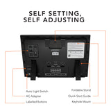 Jumbo Self-Setting Wall Clock with Auto Backlight and Power Adapter image