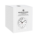 Alarm Clock with Mechanical Wind Up - White image