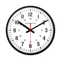10 Inch Silent Continuous-Sweep Analog Wall Clock - Black image