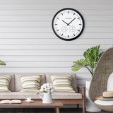 Jumbo 20 Inch Indoor/Outdoor Clock with Temperature and Humidity image