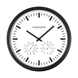 Jumbo 20 Inch Indoor/Outdoor Clock with Temperature and Humidity image