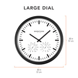 Jumbo 20 Inch Indoor/Outdoor Clock with Temperature and Humidity image