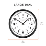 Jumbo 20 Inch Indoor/Outdoor Clock image