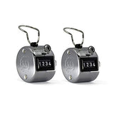 Chrome Handheld Tally Counter with Finger Ring image