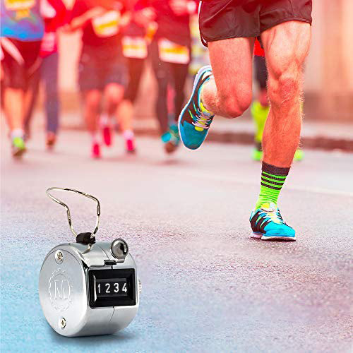 Chrome Handheld Tally Counter with Finger Ring – Marathon Watch