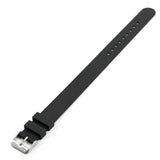 Single-Piece Rubber Strap, Black, 18mm image
