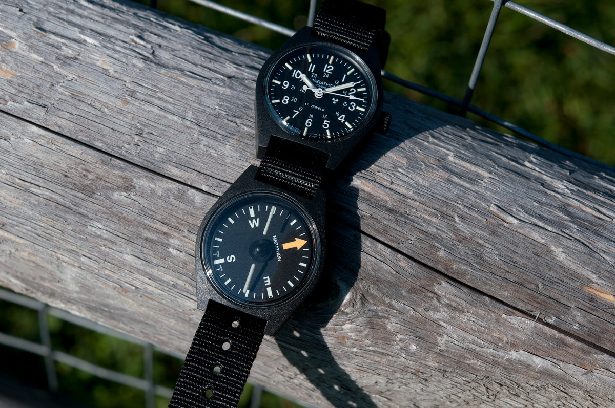 Glow-in-the-Dark Unmounted Wrist Compass – Marathon Watch