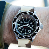 Single-Piece Rubber Strap, Brown Camo, 20mm image