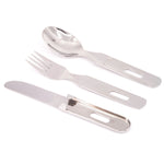 Knife, Fork and Spoon Set - Chow Kit - Military, Hiking, Camping, & Emergency Kit image