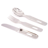 Knife, Fork and Spoon Set - Chow Kit - Military, Hiking, Camping, & Emergency Kit image