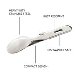 Knife, Fork and Spoon Set - Chow Kit - Military, Hiking, Camping, & Emergency Kit image
